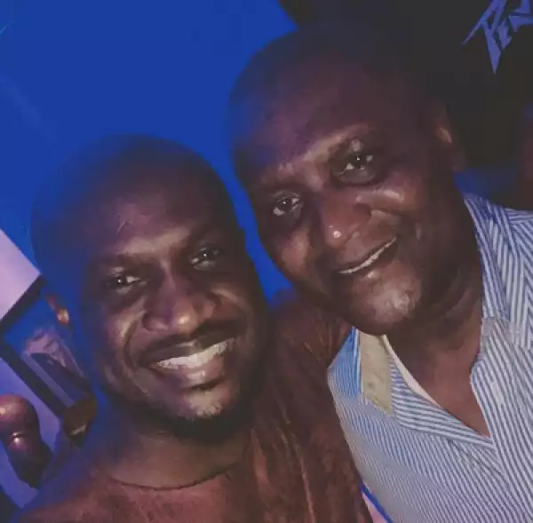 Peter And Wife, Lola Okoye Pictured With Dangote At His 60th Birthday Celebration (Photos)